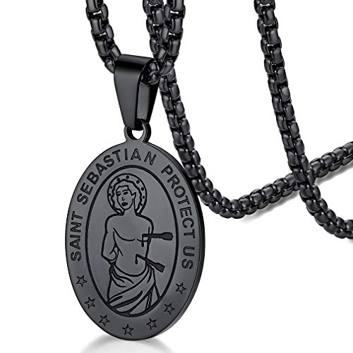 Collana Personalizzata San Sebastiano in Acciaio