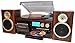Boytone BT-28SPM, Bluetooth Classic Style Record Player Turntable with AM/FM Radio, CD / Cassette Player, 2 Separate Stereo Speakers