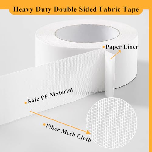 Image of Hem Tape for Pants, 2In X 40FT, Double Sided Fabric Tape