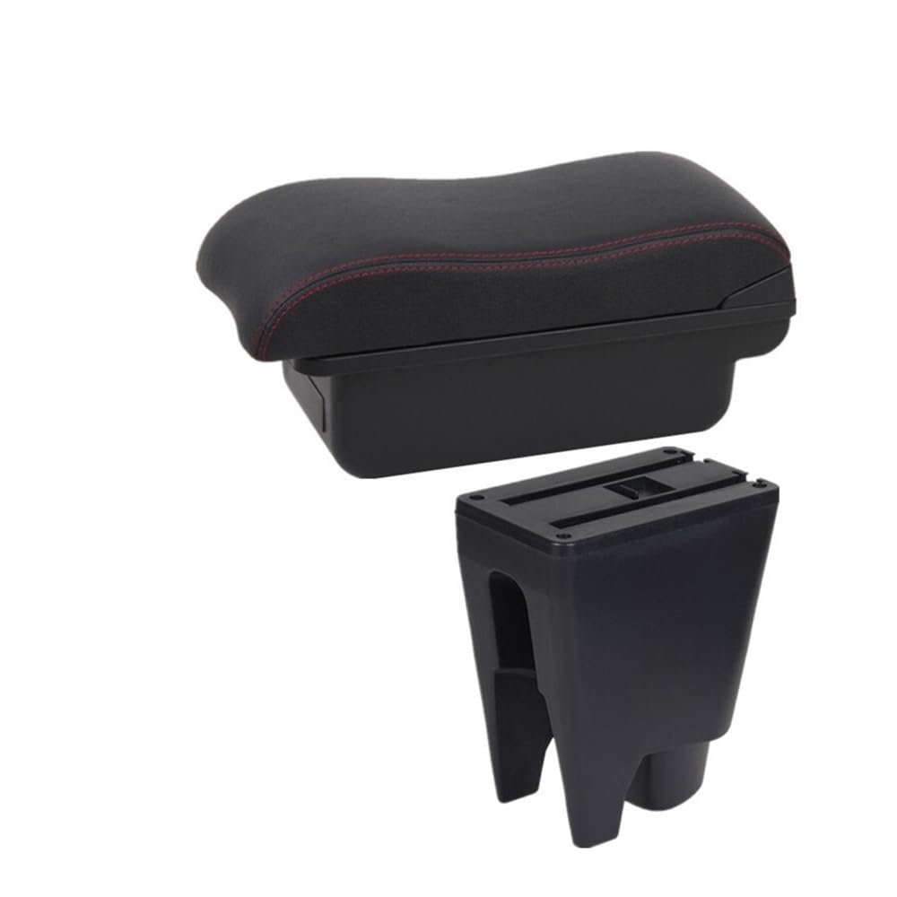Yulegudi A2 Black Red No Usb Car Armrests For Peugeot 107 Car Armrest Box