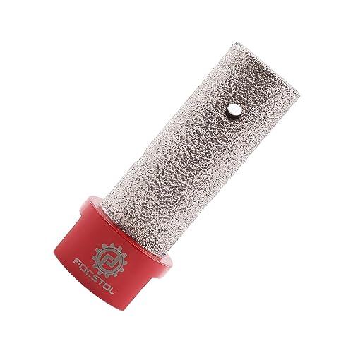 FOCSTOL Broca Fresado Diamante 20mm - Broca de Dedo Diamante para Agrandar, Moldear, Moler y Biselar Redondos Agujeros Existentes en Azulejos Porcelana Cerámica Granito Mármol Piedra M14 Rosca