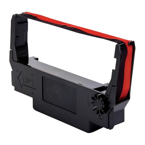 6 Pack Yuanqimm ERC-30 ERC-34 ERC-38 B/R Ribbon, Black and Red Ink Cartridge Compatible with Epson TM-U220, TM-U230, BTP-M300, M188B Receipt Printers, Individually Sealed, Red and Black - Thumbnail 5