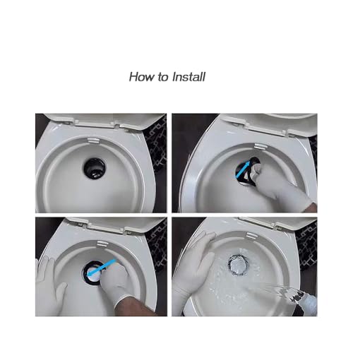 Image of 2 Pack 385311658 Flush Ball Seal Replacement Compatible with 300 /310 / 320 RV Toilets - Ideal Flush Ball Gaskets