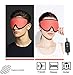 Produktbild MMGN Graphene Naturseide warme Schlafmaske, USB-Aufladung, 3D Design & Cool Style Augenmaske für Schlaf, Reisen, Nickerchen, Schichtarbeit,pink