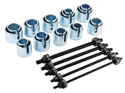 FreeTec 27-teiliges Silentlager Abzieher-Set – für Gummibuchsen & Achslager – Montage- und Demontagewerkzeug