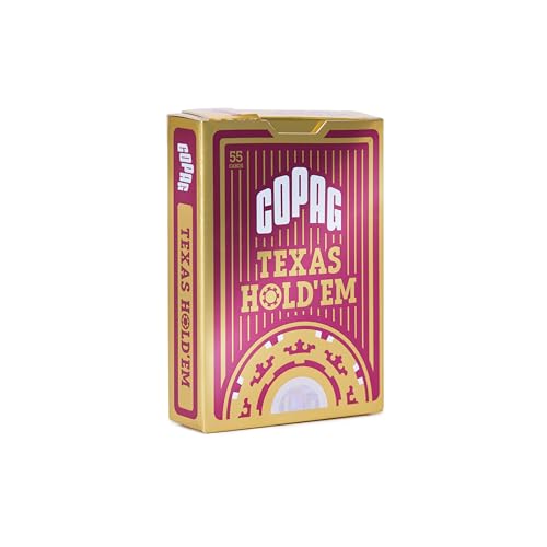 Baralho Poker Texas Hold´em Naipe Grande - Vermelho - Copag