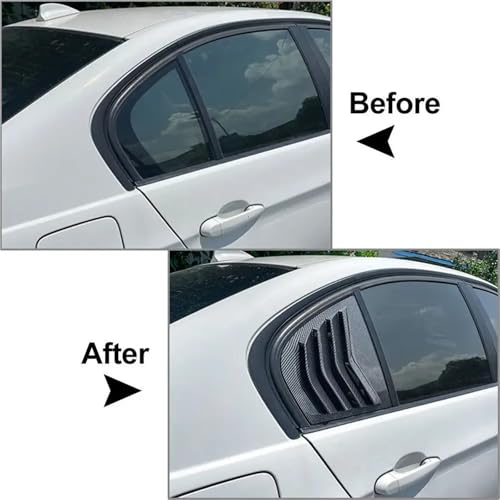 Aération de lunette arrière BMW E90 pour masquer les rayures et moderniser le profil