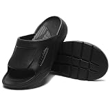 YONMOTTO Slide Sandals for Men, Comfortable Outdoor Slippers, Non-Slip Quick Drying Shoes