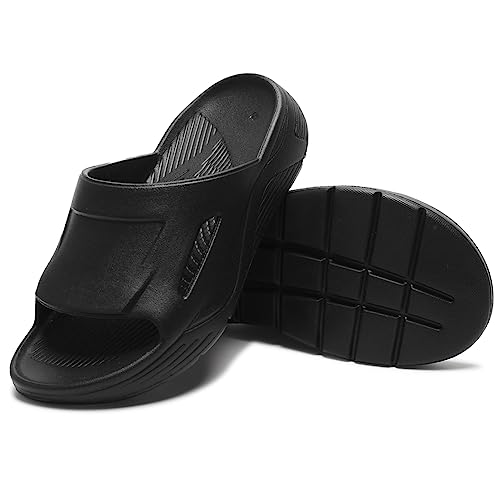 Yonmotto Slide Sandals For Men, Comfortable Outdoor Slippers, Non-Slip Quick Drying Shoes #TOP1