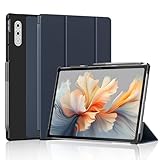 DJ&RPPQ Case for Lenovo Yoga Pad Pro 12.7' TB520FU / Yoga Tab Plus 12.7 inch Tablet, Trifold Stand Soild Shell Lightweight Shockproof Case for Lenovo Yoga Pad Pro 12.7' with Wake/Sleep - Navy Blue