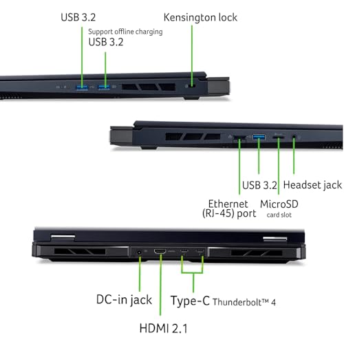Image of acer Predator Helios Neo-16 Gaming Laptop - 16 inch WUXGA 165Hz Display, Intel Core i9-14900HX, NVIDIA GeForce RTX 4060, 64 GB DDR5 RAM, 1 TB SSD, Lifetime Microsoft Office 2021 & Windows 11 Pro
