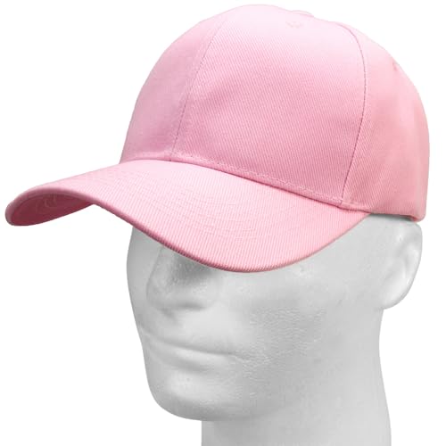 Image of Falari Wholesale Bulk Lot 12-Pack Baseball Cap Adjustable Size Plain Blank Solid Color