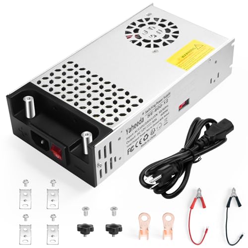 New Version Converter, 110V AC to 12V DC Converter Power Supply 12V 600W 50A DC Switch Transformer for RV,Pump,LED Strip, LCD Monitor (12V 600W)