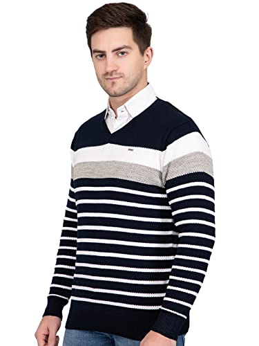 Image of GODFREY V Neck Full Sleeve Sweater for Man Winter Pullover