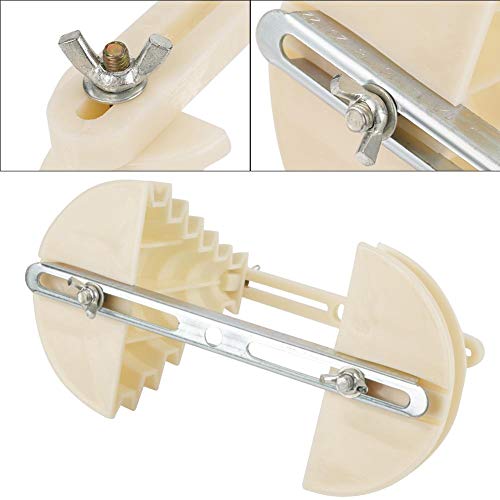 Walfront WALFRONTG9QCEWI2S4 Electrical Machine Plastic Single Phase 6 Layer Coil Wire Cable Winding Head Holder Beige thumb #5