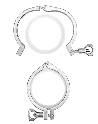 Colliers de serrage en acier inoxydable 304 robustes avec joints silicone - 3