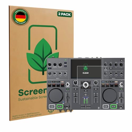ScreenLeaf (2 Pack Screen Protector Compatible with Denon DJ Prime Go+ [Sustainable Screen Protection, Clear, Anti-Scratch]