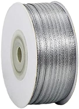2x22m Dark Green Ribbon 25mm for Gift Wrapping,Satin Ribbon Green Christmas Ribbon Decorative Balloon Ribbon Cake Ribbon Fabric Thick Ribbon for Crafting Birthday Hair Bow Halloween Cake Decorations