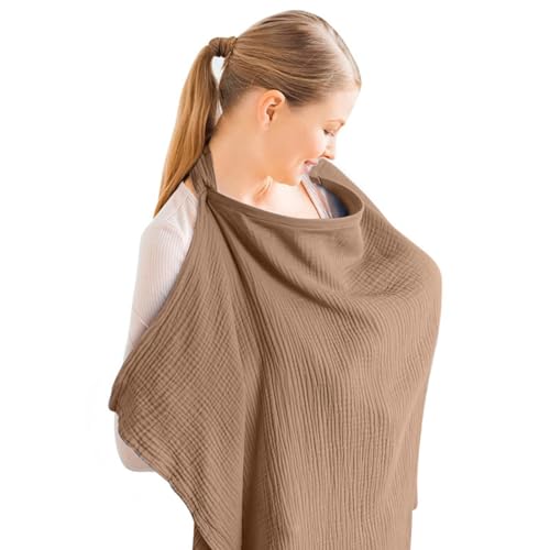 Aolso Stillbezug für Babys, Musselin-Stillbezug, Stilltuch für Unterwegs...