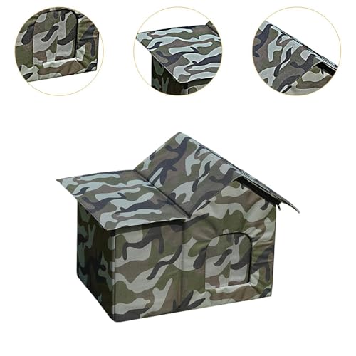 Niche pour chats errants en tissu Oxford imperméable et isolant - 5