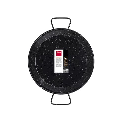 Metaltex Paellabehälter emaillierter Stahl 8 Portionen