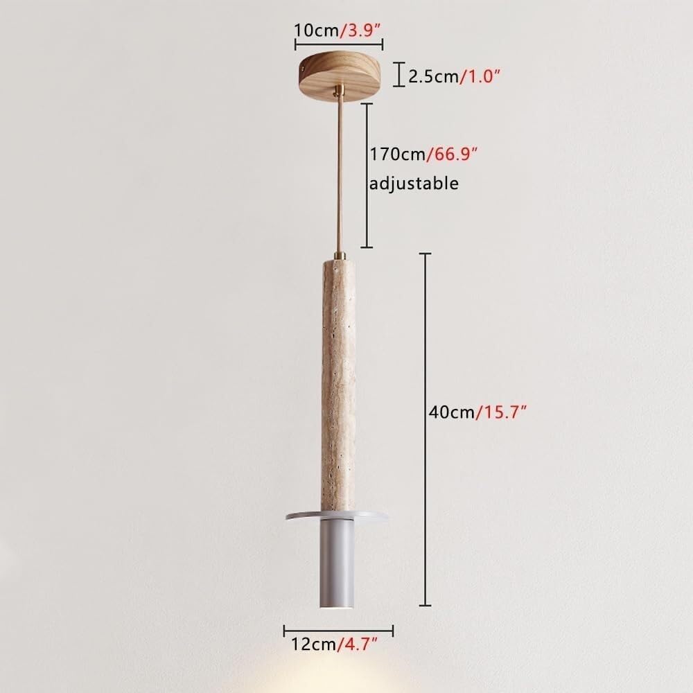 SEMANHUA Nordic lampa sufitowa wytrzymała i trwała, nowoczesna lampa wisząca, żółta jaskinia, kamień cylindryczny, projektor restauracyjny, bar, salon, jadalnia, oprawy oświetleniowe
