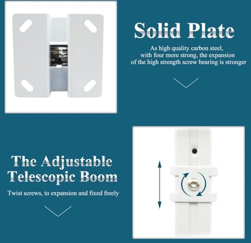 Soporte universal extensible para proyector, montaje en pared o techo, ajustable en altura y ángulo, compatible con la mayoría de modelos miniatura 3
