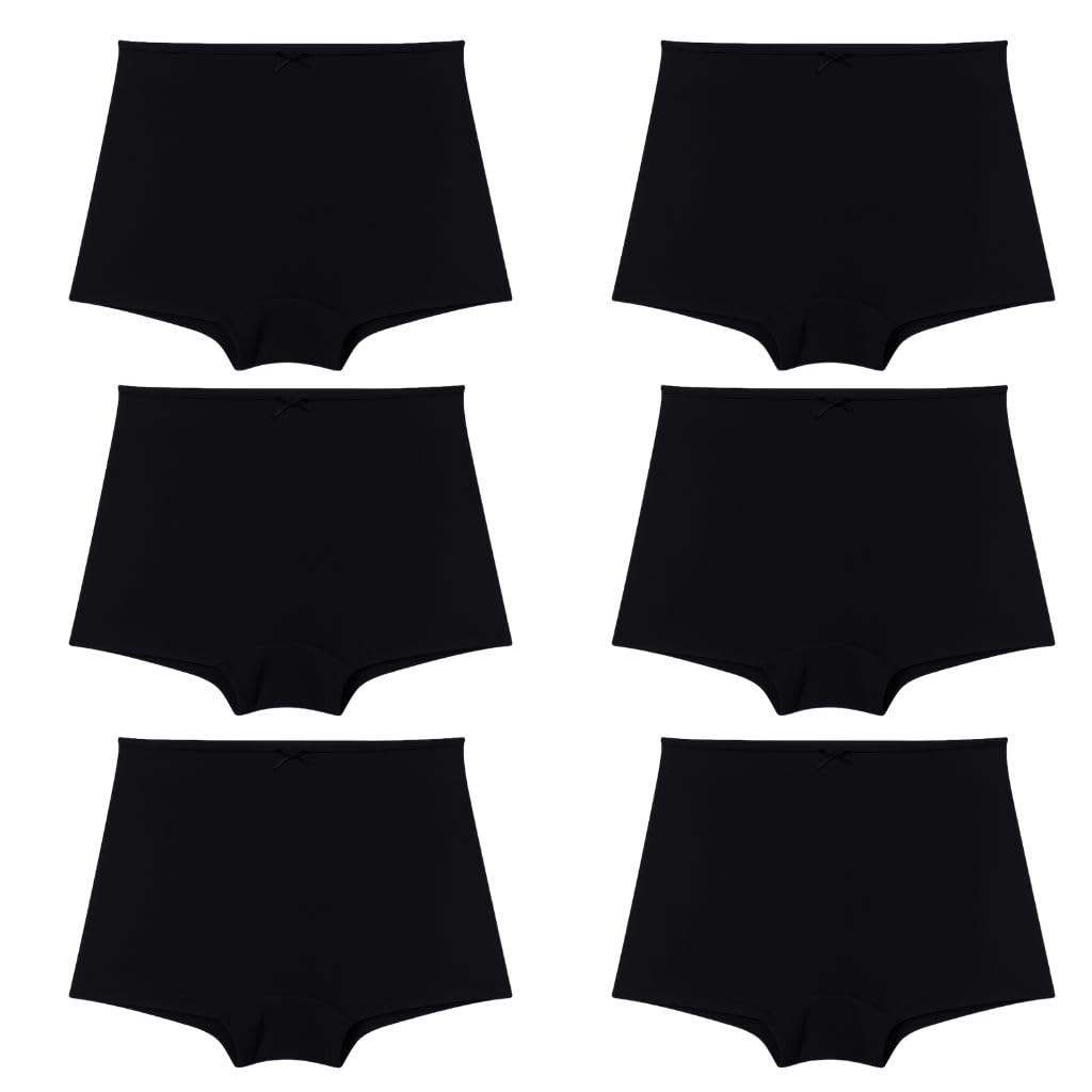 adira | Girls Boyshort Panties | BrZee Boy Shorts for Girls | Lightweight Cotton-Elastane Fabric | Super Stretchy for Comfort | No Visible Panty Lines | Pack of 6-picture-21