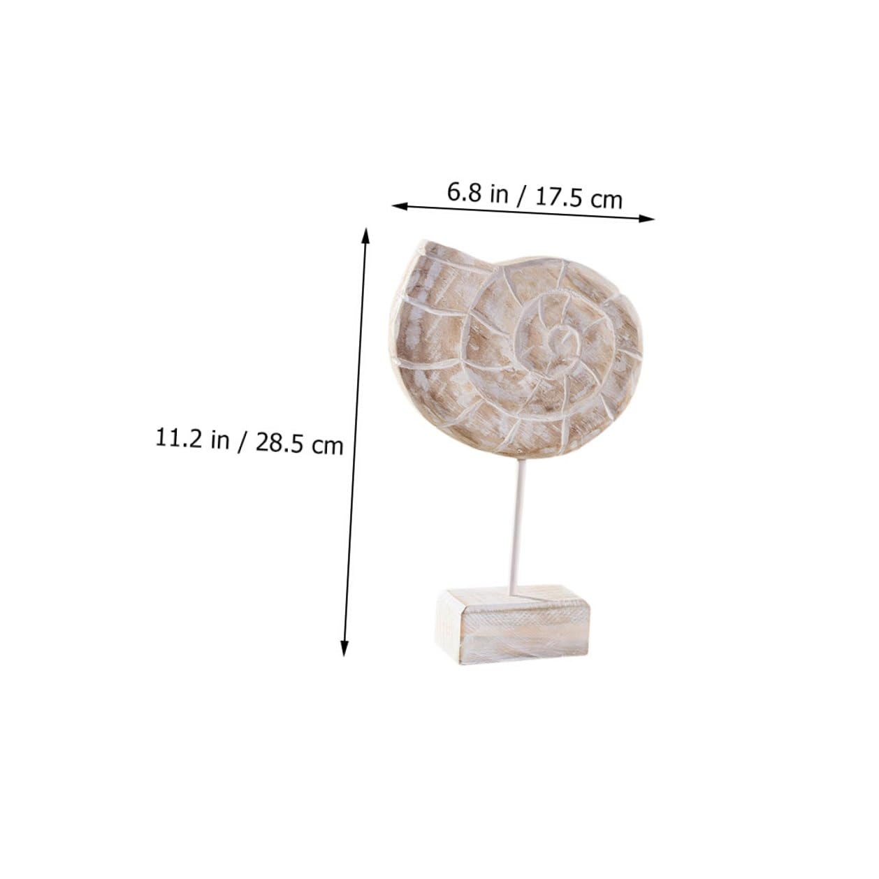 Uonlytech Cavalluccio Marino e Conchiglia Set 3 Pezzi Soprammobili al Mare Decorazioni Tavolo a Forma di Stella Marina per Arredamento Casa Unico