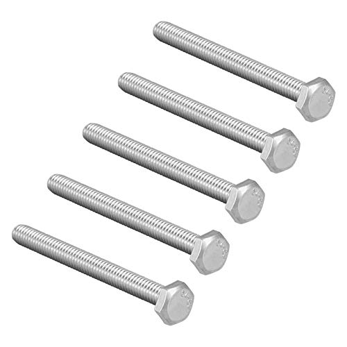 Image of 20 Pcs M4 Hex Bolt M4-0.7 x 40mm UNC Hex Head Screw Bolts A2-70(304) Stainless Steel Fully Threaded Hex Tap Bolts,Fully Threaded (M4 x 40mm)