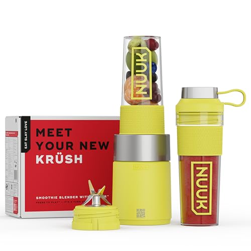 Easy and Delicious Smoothie Recipes for a Nutritious Breakfast 12 NUUK KRUSH Blender Mixer Grinder | 500W Personal Smoothie Blender...
