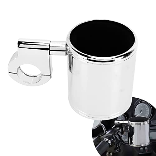 Portavasos universal para manillar de motocicleta cromado miniatura 5