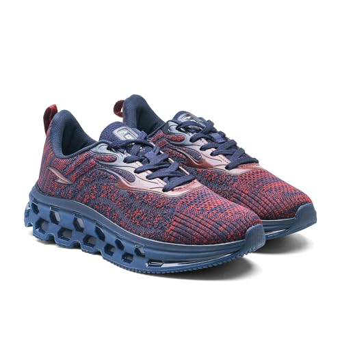 Image of ASIAN Powerplay-29 Men's Running Shoes | Fire-Pattern Design with HexaFlow TPU Sole | Fish-Scale Yarn Upper Shoe | Premium Athletic Sporty Sneakers