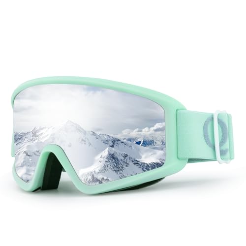 Masque de motoneige et ski avec visière HD sphérique pour une protection anti-UV optimale