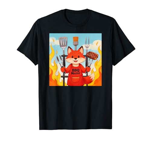 Red Fox Cooking Grill BBQ Funny Gift Red Fox T�V���c