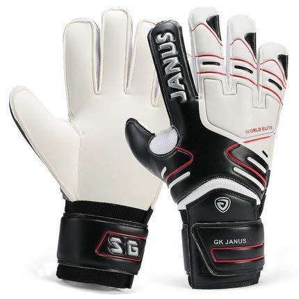 Guantes de Portero,Guantes Portero Guantes de los niños Fútbol Portero Profesional de Fútbol for niños Espesar guantes de látex for hombre de la meta del fútbol Guantes de entrenamiento Guardián