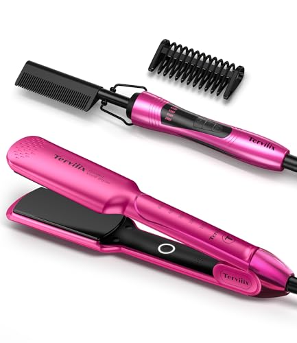 Plancha para cabello Terviiix con placas de 1-3/4 pulg miniatura 1