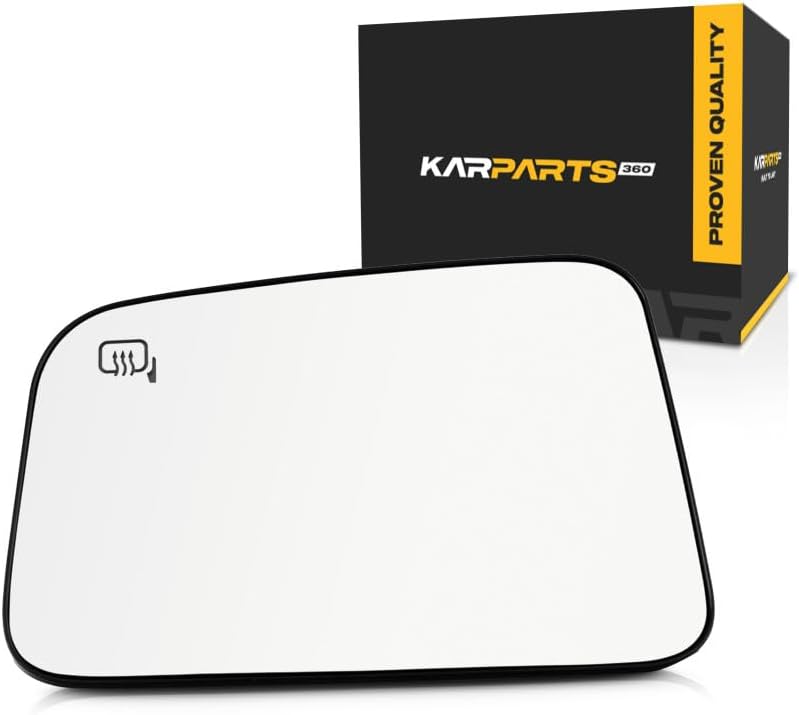 For Ford Edge 2007 2008 Mirror Glass Driver Side | Heated | w/Backing Plate | Replacement For 7T4Z17K707G