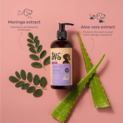 Image of Sensitive Skin Care Combo for Dog - Gentle Cleaning Shampoo + De-Shedding Conditioner + Paw & Nose Balm - Complete Grooming Kit for Dogs