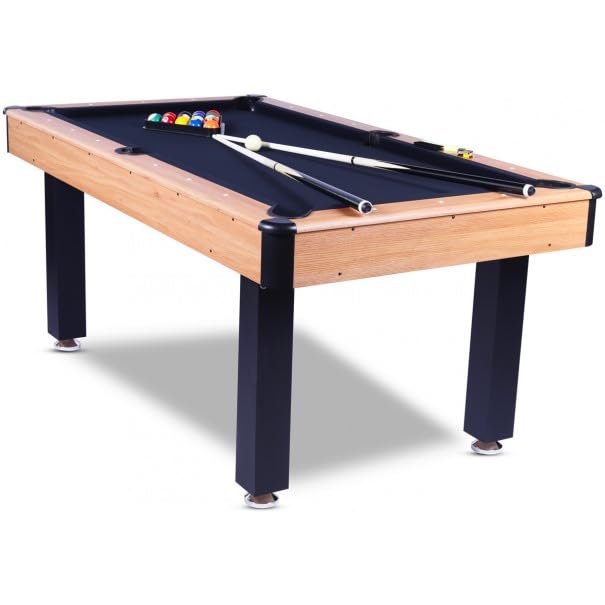 Billard US Vegas 6ft Convertible Bois Noir - Table à Manger/Billard/Ping Pong - Livraison Offerte et Rapide!