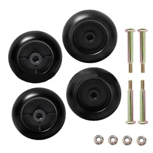Kit de remplacement de roue de tondeuse à gazon, rouleaux en plastique pour ponts de 42 à 137 pouces, roues anti-cuir chevelu pour tondeuses à tour et tracteurs de jardin, compatible avec les modèles