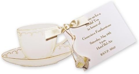 Teacup Die-cut Card, Pack of 10