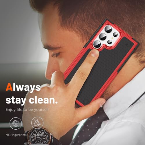 Coque Galaxy S23 Ultra double couche évite les bris d'écran et les rayures de clés