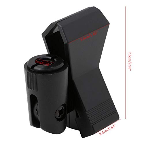 Flexibele Microfoon Mic Stand Accessoire Plastic Klem Clip Houder Mount Black (Color : Black) - Image 4