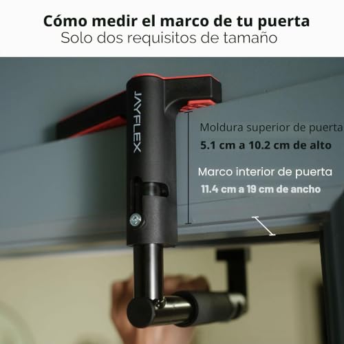 Barra de dominadas CrossGrips plegable y compacta para el hogar 3