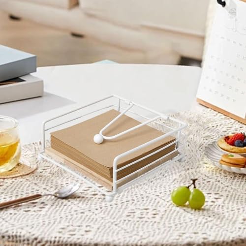 Support serviettes papier avec bras lesté pour bloquer le papier sur la table - 6