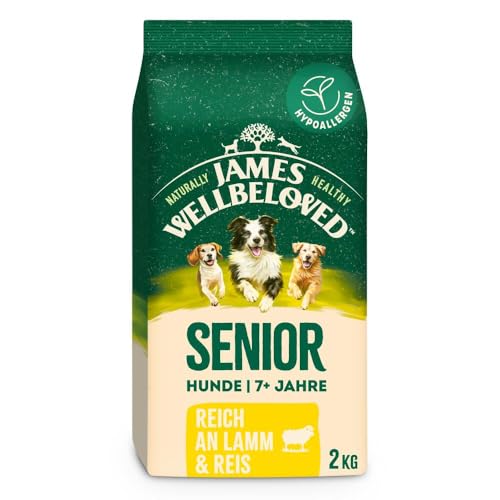 James WELLBELOVED 2kg Hund Senior Trockenfutter Lamm & Reis