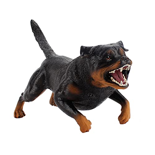 Jouet chien Rottweiler réaliste pour décorer une chambre d'enfant