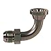 Tompkins Industries 6845-12-12 JIC to Code 61 Flange Elbow, 45 Degree, Steel, 1 1/16-12 x 3/4"