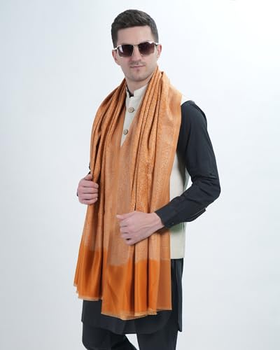 Image of Men's Kashmiri Wool Jamawar Shawl